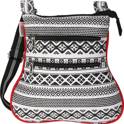 

Elitto Girls Casual Multicolor Cotton Sling Bag