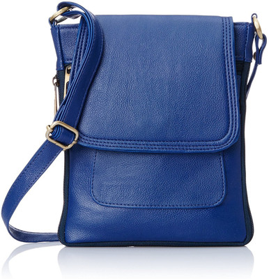 

Bizarre Vogue Women Casual Blue PU Sling Bag
