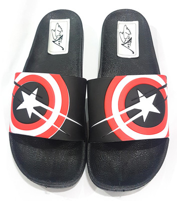 

Angel Fashion Angel Fashion Star Slides Slides, Black