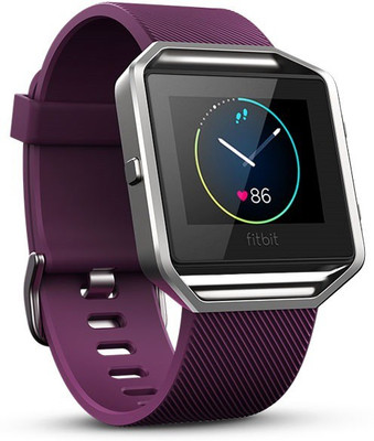 

Fitbit Blaze Plum & Silver Smartwatch(Purple Strap Small)