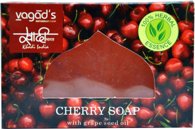 

Vagad's Khadi Khadi Cherry Soap(100 g)