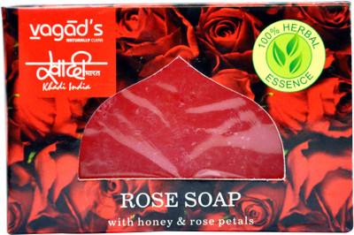 

Vagad's Khadi Khadi Rose Soap(100 g)