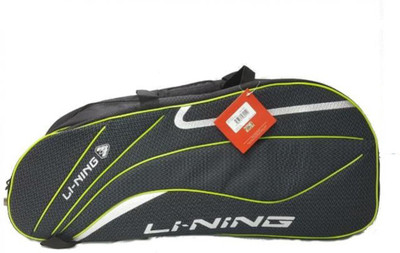 

Li-Ning ABSL392 9in1 Special Badminton Kitbag (With Separate Shoe Compartment), Black Kitbag(Black, Kit Bag)