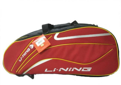 

Li-Ning ABSL392 9in1 Special Badminton Kitbag (With Separate Shoe Compartment), Red Kitbag(Red, Kit Bag)