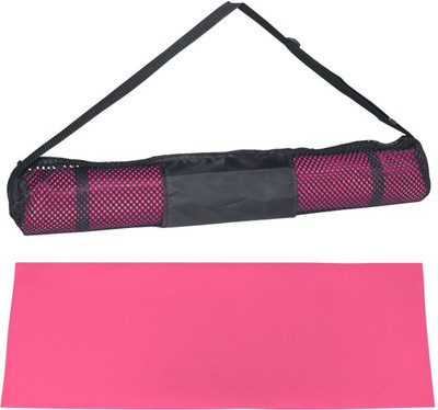 

QUINERGYS ™ Durable Lightweight Microban Antimicrobial 4 MM Thick Yoga Mat Pink 4 mm Yoga Mat, Soft