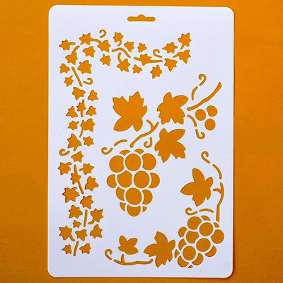 

Aarav International st-gr St-grp stencil Stencil(Pack of 1, Grapes)
