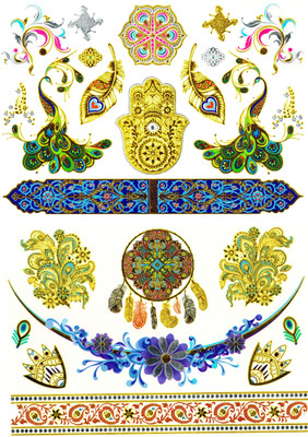 

Kauberi Jewels Arabic Tattoos(Arabic)