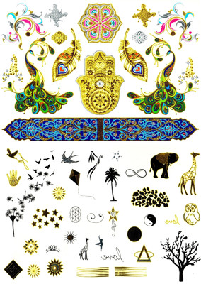 

Kauberi Jewels Arabic Tattoos(Arabic)