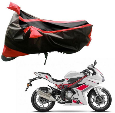 Purpleheart Two Wheeler Cover for DSK Benelli(TNT R, Black, Red)