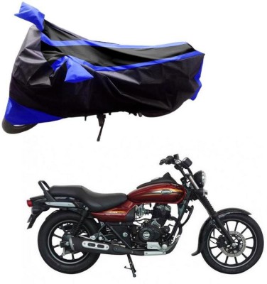 Purpleheart Two Wheeler Cover for Bajaj(Avenger 150 Street, Black, Blue)