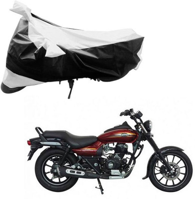 Purpleheart Two Wheeler Cover for Bajaj(Avenger 150 Street, Black, Silver)