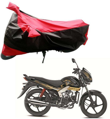 Purpleheart Two Wheeler Cover for Mahindra(Centuro, Black, Red)