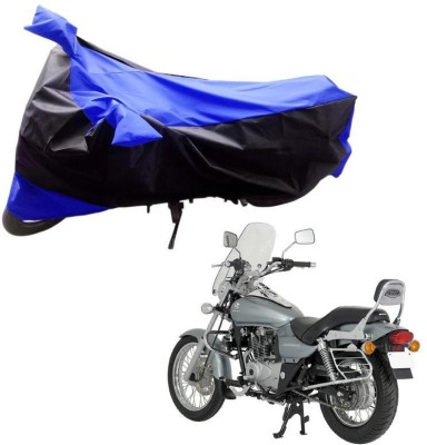 Purpleheart Two Wheeler Cover for Bajaj(Avenger 220 DTS-i, Black, Blue)