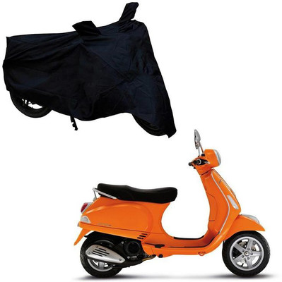 Purpleheart Two Wheeler Cover for Piaggio(Vespa SXL, Black)