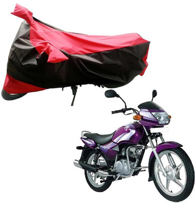 Purpleheart Two Wheeler Cover for TVS(Star City, Black, Red)