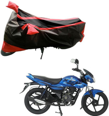 Purpleheart Two Wheeler Cover for Bajaj(XCD 125cc, Black, Red)