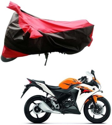 Purpleheart Two Wheeler Cover for Honda(CBR 150R, Black, Red)