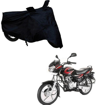 Purpleheart Two Wheeler Cover for Bajaj(Discover 150 f, Black)