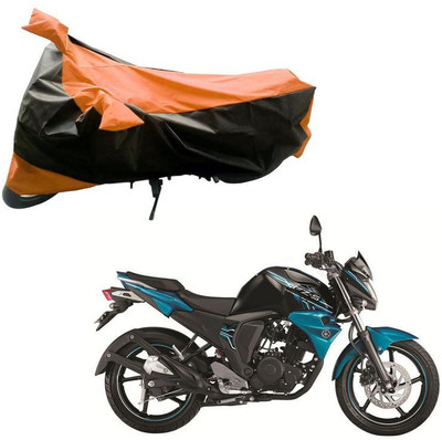 Purpleheart Two Wheeler Cover for Yamaha(FZ-S, Black, Orange)