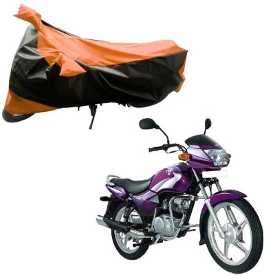 Purpleheart Two Wheeler Cover for TVS(Star City, Black, Orange)