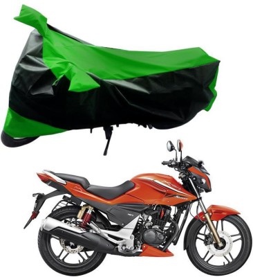 Purpleheart Two Wheeler Cover for Hero(Xtreme Sports, Black, Green)