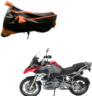 Purpleheart Two Wheeler Cover for BMW(1200 GS, Black, Orange)