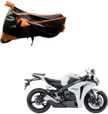 Purpleheart Two Wheeler Cover for Honda(CBR 1000RR, Black, Orange)