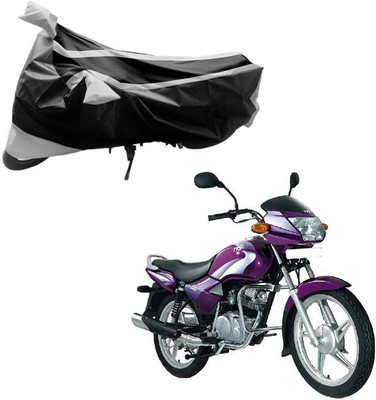 Purpleheart Two Wheeler Cover for TVS(Star City, Black, Silver)