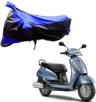 Purpleheart Two Wheeler Cover for Suzuki(Swish, Black, Blue)