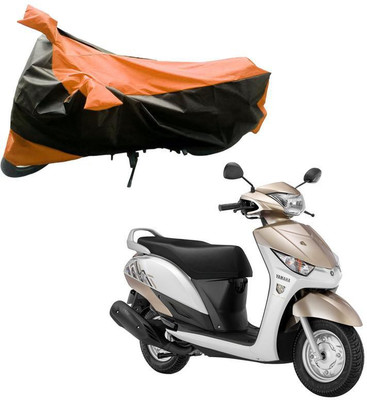Purpleheart Two Wheeler Cover for Yamaha(Alpha, Black, Orange)