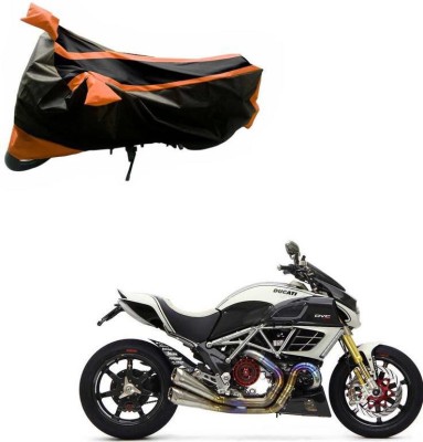 Purpleheart Two Wheeler Cover for Ducati(Diavel, Black, Orange)