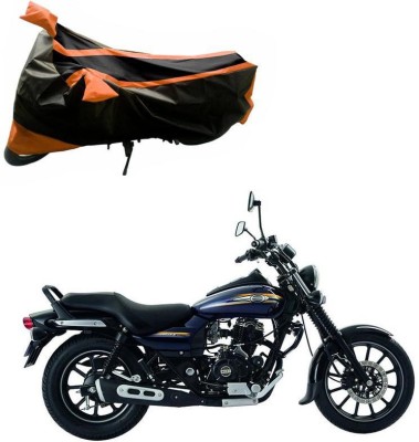 Purpleheart Two Wheeler Cover for Bajaj(Avenger 220 Street, Black, Orange)