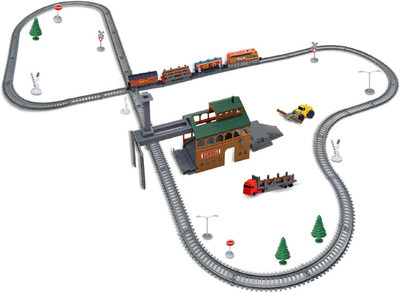 

Power Train TurboS Sawmill Equipment Train Set (2083)(Blue and Red)