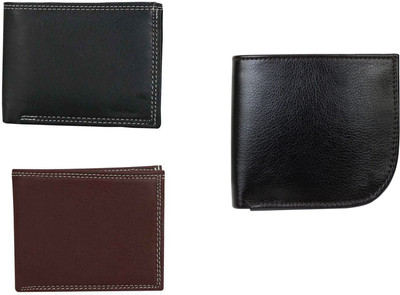 

Howdy Men Black Artificial Leather Wallet(4 Card Slots)