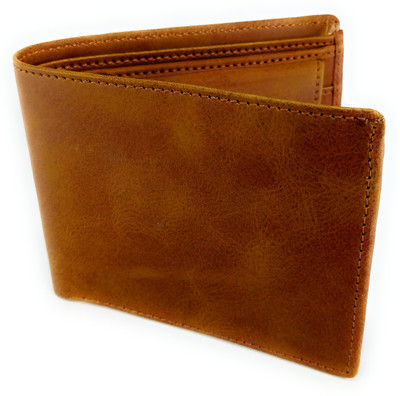 

Unic Men Tan Genuine Leather Wallet(12 Card Slots)