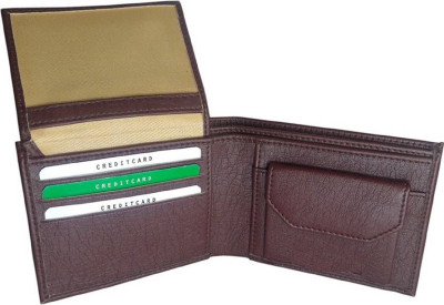 

SHAR Men Multicolor Artificial Leather Wrist Wallet(5 Card Slots), Dark brown