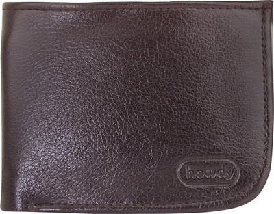 

Howdy Men Brown Artificial Leather Wallet(4 Card Slots)