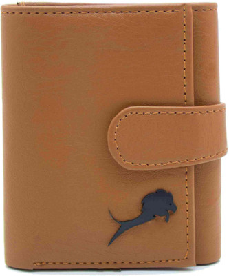

NIetz Men Tan Genuine Leather Wallet(6 Card Slots)
