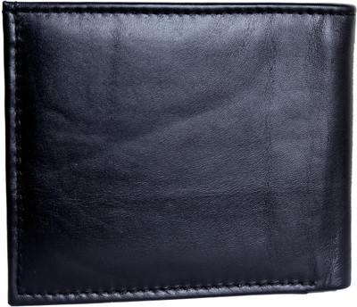 

Encrafter Boys Black Genuine Leather Wallet(8 Card Slots)