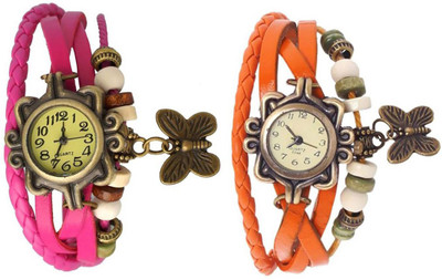 

OpenDeal Stylish Leather Butterfly New Fashion BD0012 Watch - For Women