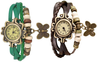 

OpenDeal Stylish Leather Butterfly New Fashion BD0029 Watch - For Women