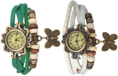 

OpenDeal Stylish Leather Butterfly New Fashion BD0028 Watch - For Women