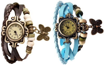 

OpenDeal Stylish Leather Butterfly New Fashion BD0044 Watch - For Women