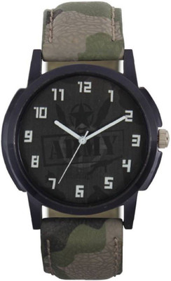 Aaradhya Fashion LR03 New Stylish Attractive Army Dial Analogue Watch - For Boys