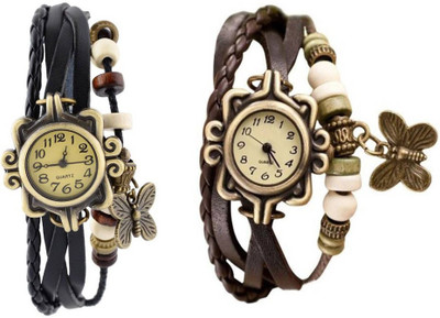 

OpenDeal Stylish Leather Butterfly New Fashion BD0037 Watch - For Women