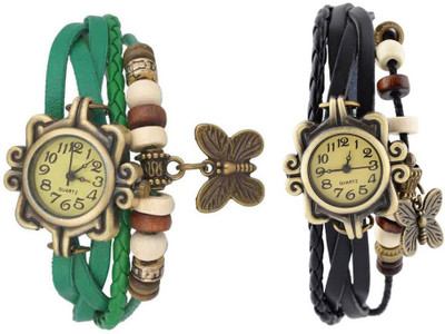 

OpenDeal Stylish Leather Butterfly New Fashion BD0026 Watch - For Women