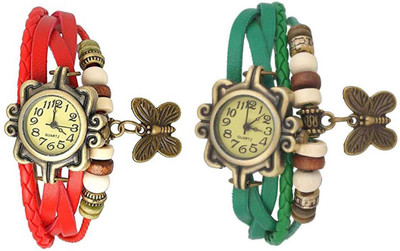 

OpenDeal Stylish Leather Butterfly New Fashion BD0018 Watch - For Women