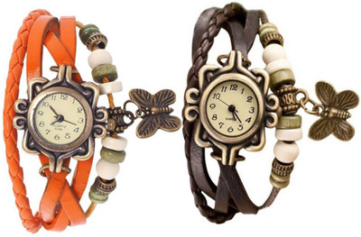 

OpenDeal Stylish Leather Butterfly New Fashion BD0033 Watch - For Women