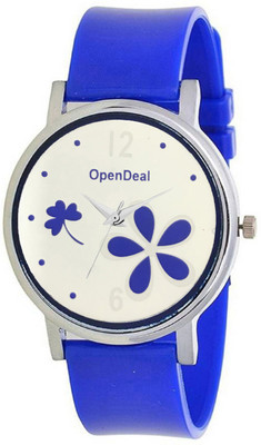 

OpenDeal Blue Stylish New Designer Flavour Print Dial Watch For Girls & Women Watch - For Girls