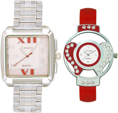 

Crude rg283 crude ladies gents couple beautiful combo watch for couple Watch - For Couple